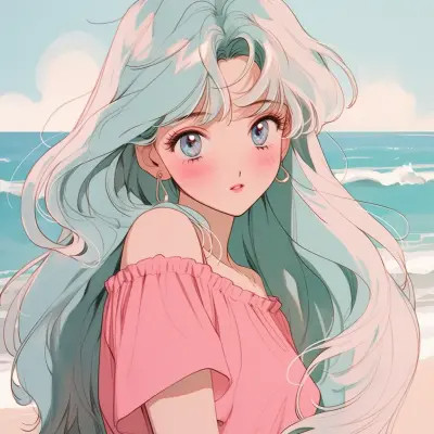 好看的动漫女头图片