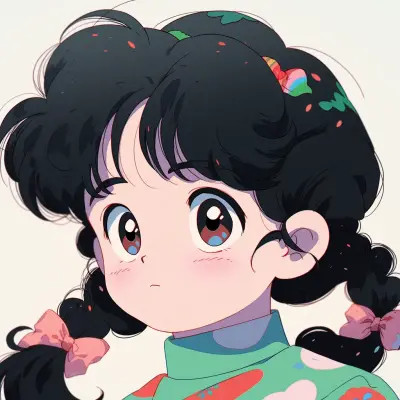 好看的动漫女头图片
