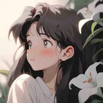 好看的动漫女头图片