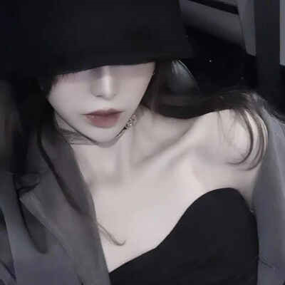 冷酷女生头像图片