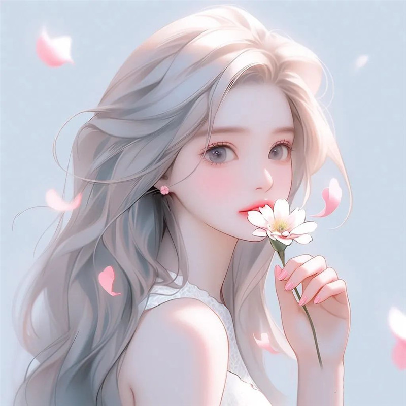 超精致唯美手绘女生头像图片