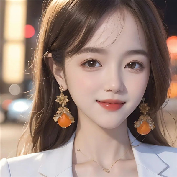 优雅知性的白色系美女头像图片