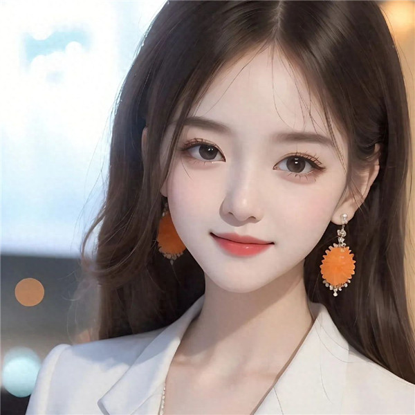 优雅知性的白色系美女头像图片