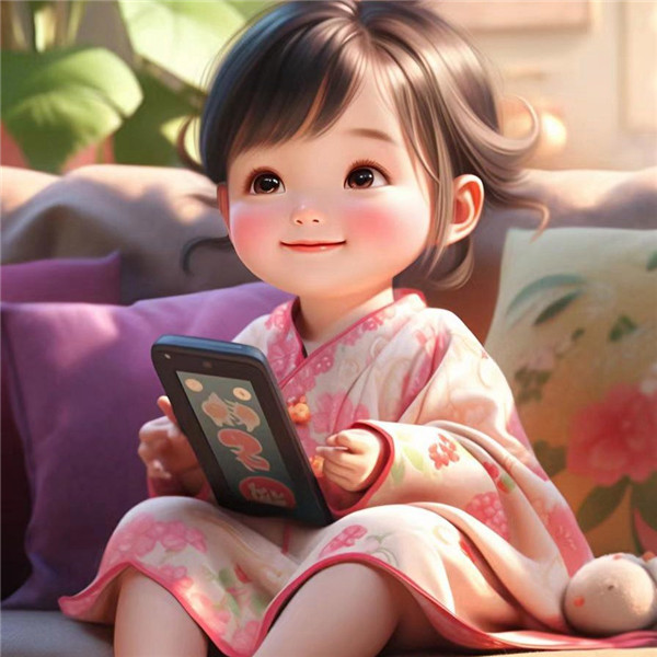 超萌超可爱治愈系小女孩头像图片