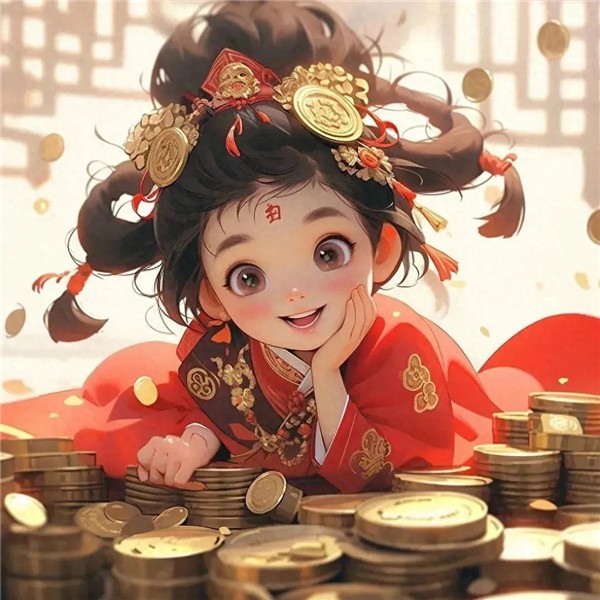 暴富头像图片