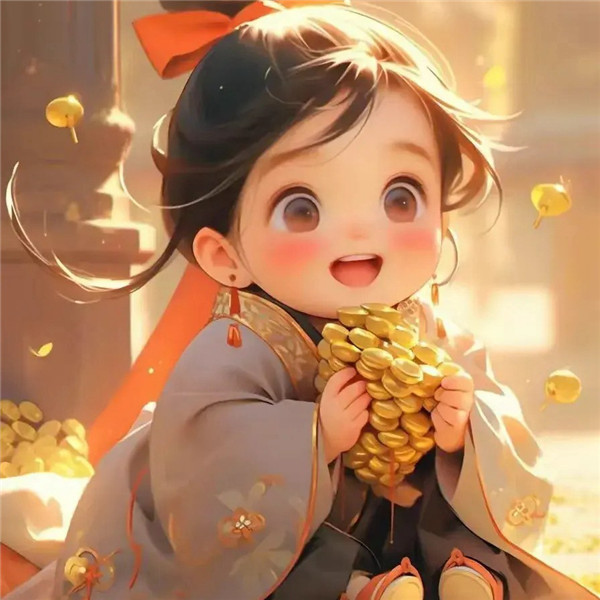 暴富头像图片