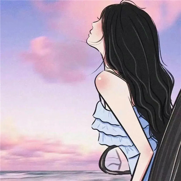 温柔治愈动漫女生头像图片
