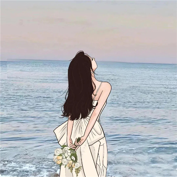 温柔治愈动漫女生头像图片