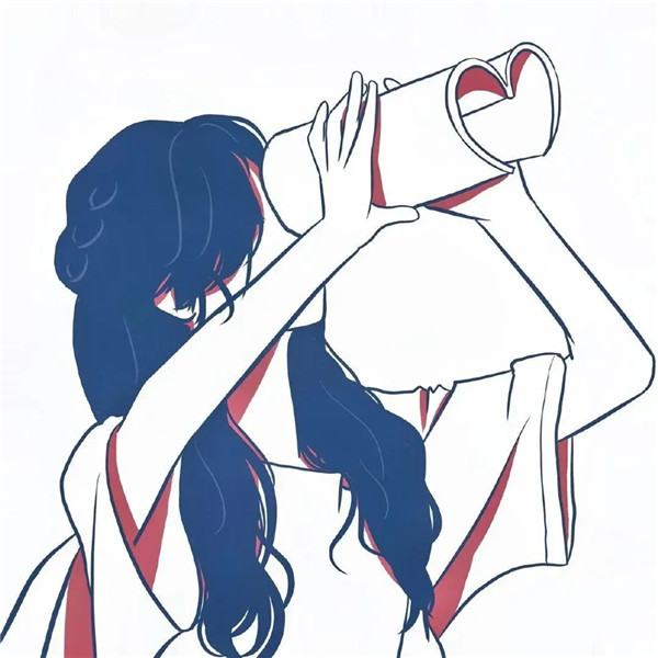 温柔治愈动漫女生头像图片