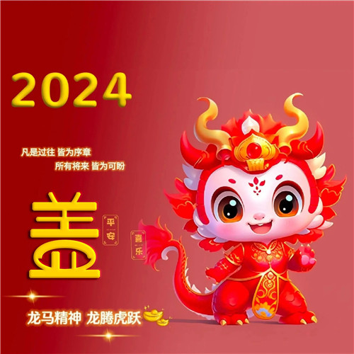 2025年新年龙年专属姓氏微信头像图片