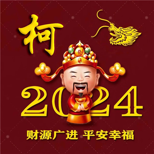 2025新年专属姓氏招财好运微信头像图片