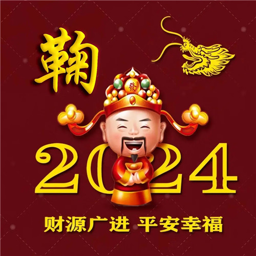 2025新年专属姓氏招财好运微信头像图片