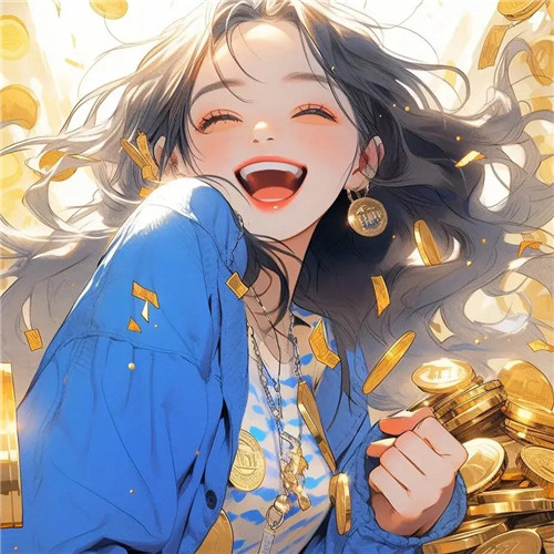 女生转运发财头像