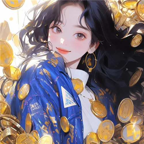 女生转运发财头像