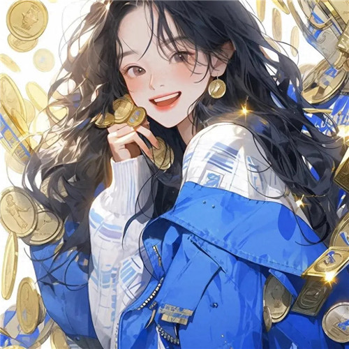 女生转运发财头像