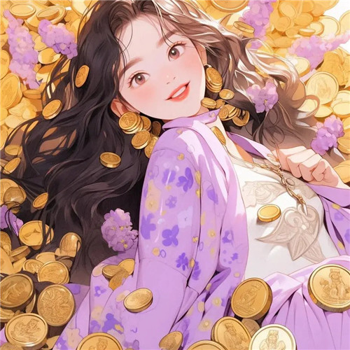 女生转运发财头像