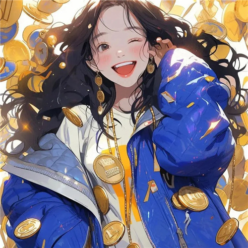 女生转运发财头像