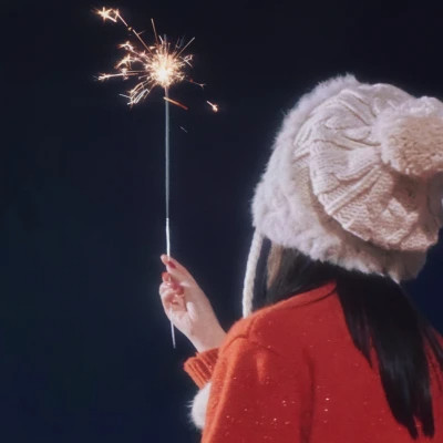 真人女生跨年微信头像