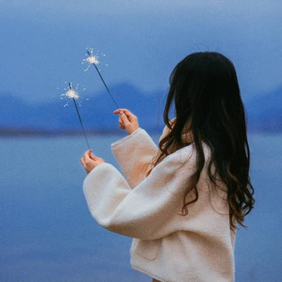 真人女生跨年微信头像