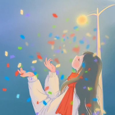 情侣新年头像