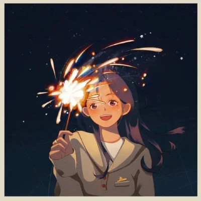 情侣新年头像