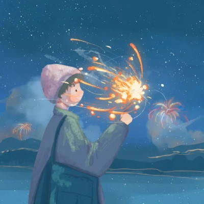 情侣新年头像