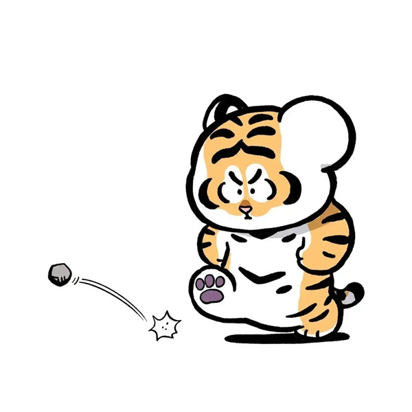 可爱的小老虎头像图片