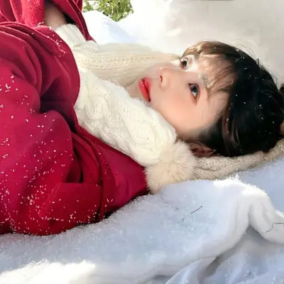女生必备红色系列氛围感头像