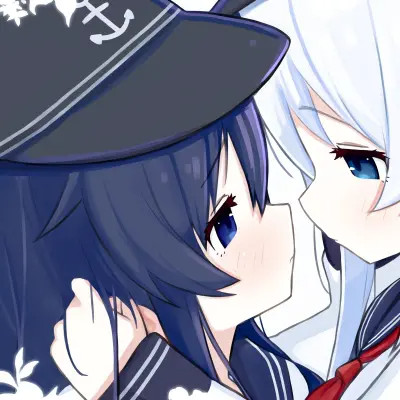 二次元女女CP头像