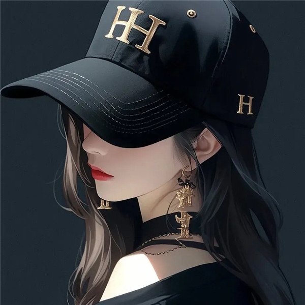 暗黑系不露脸头像女
