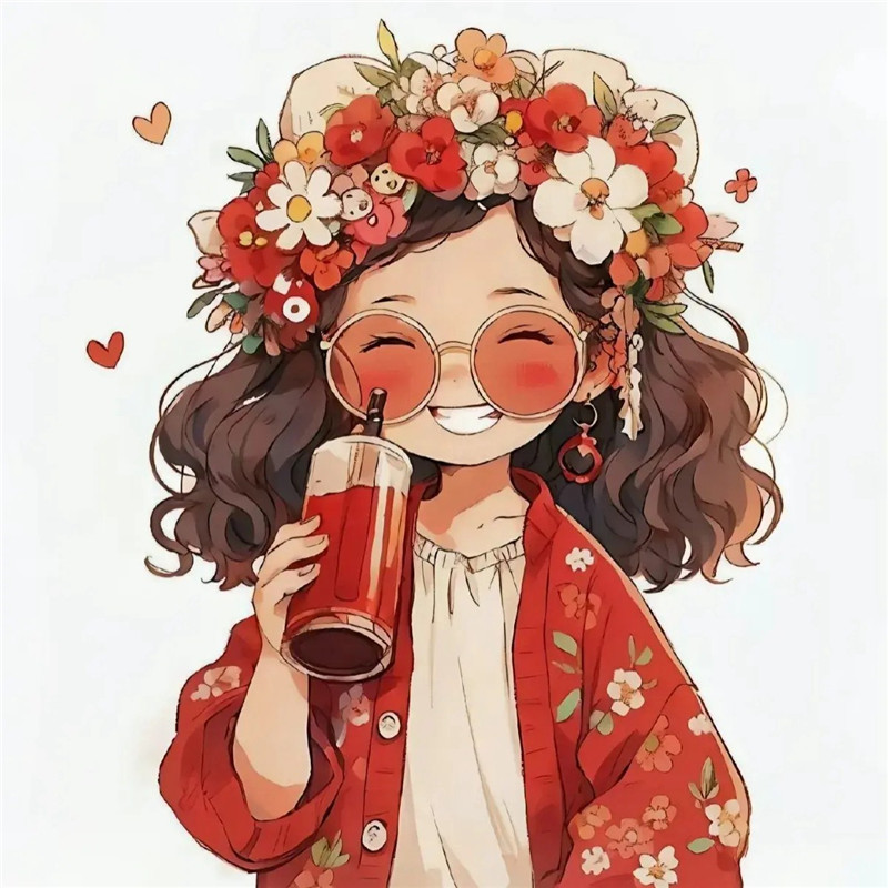 乐观积极治愈系女生头像图片