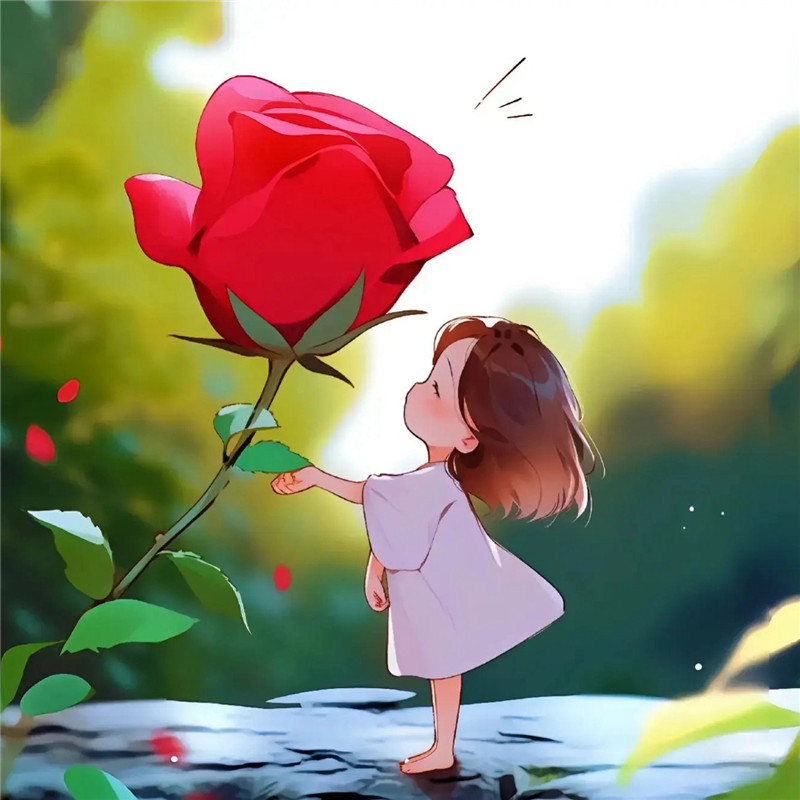 乐观积极治愈系女生头像图片