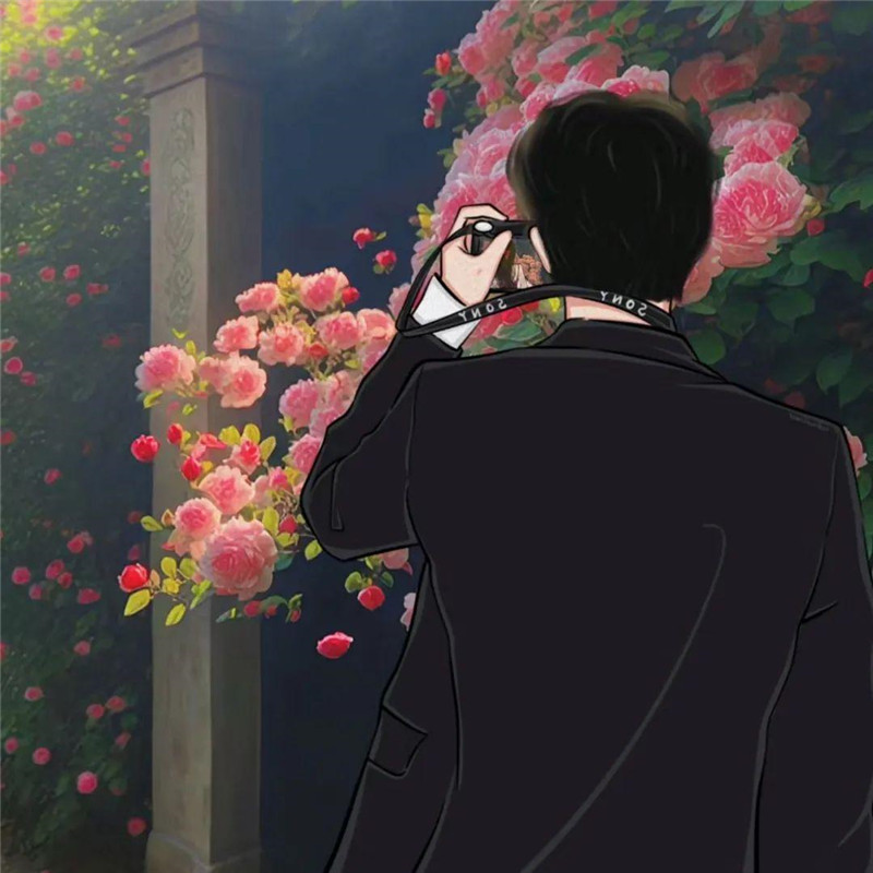 喜庆龙年一男一女情侣头像