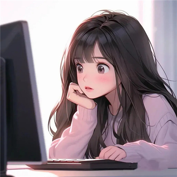 高清动漫女生工作头像图片