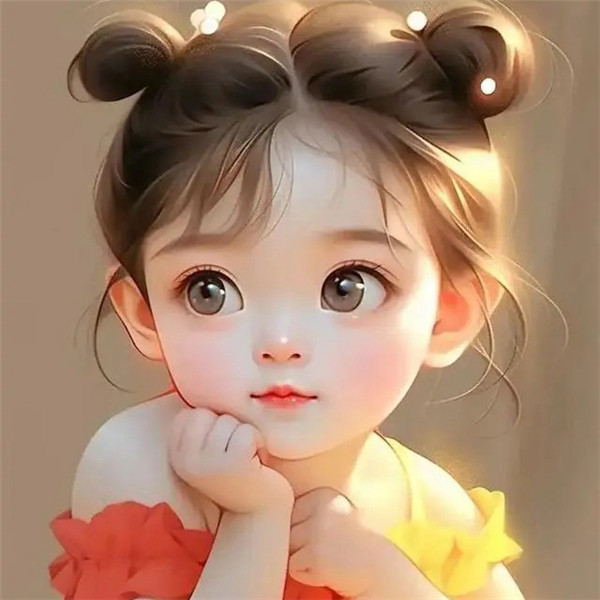 漫画可爱小女孩子头像