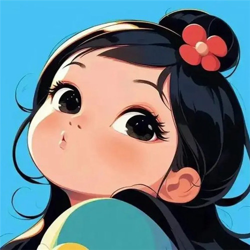 霸气十足的生气可爱小女孩子头像图片