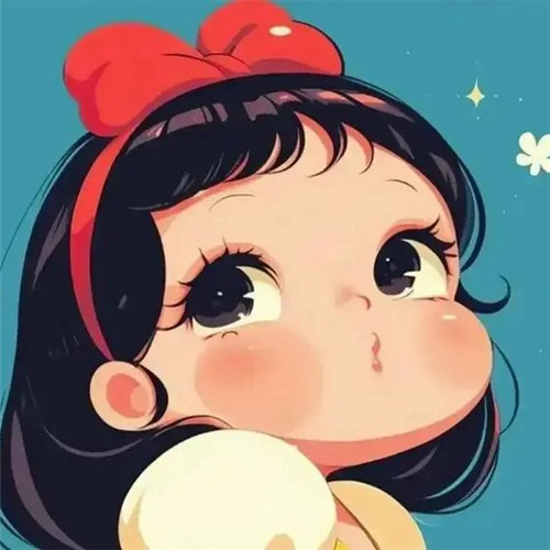 霸气十足的生气可爱小女孩子头像图片