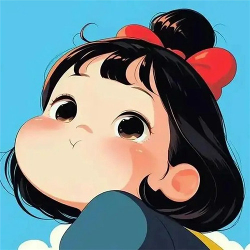 霸气十足的生气可爱小女孩子头像图片