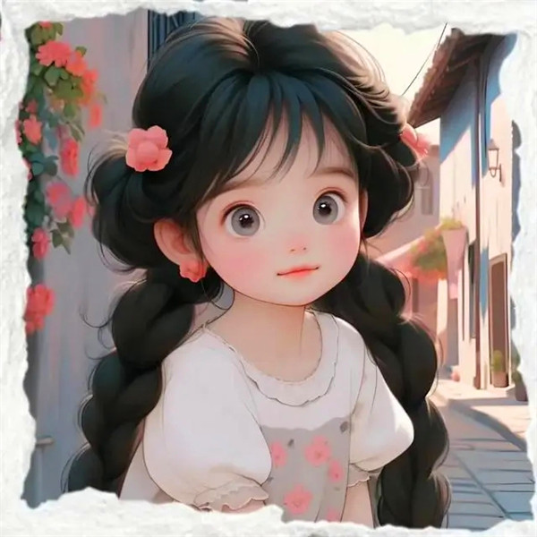 可爱漂亮的小女孩头像图片