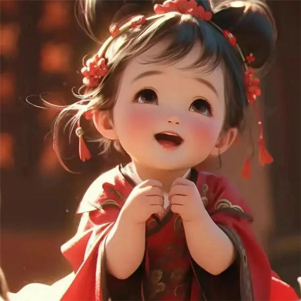 女生开心笑容的图片唯美头像