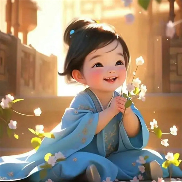 女生开心笑容的图片唯美头像