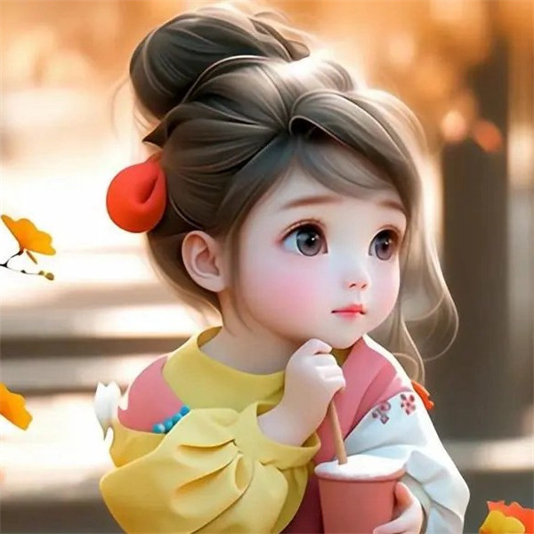 让人心情平静没有烦恼释然自己的女生头像图片