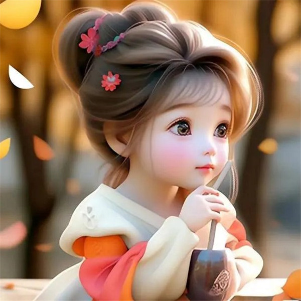 让人心情平静没有烦恼释然自己的女生头像图片
