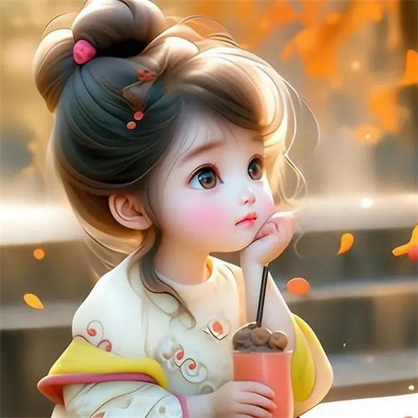 让人心情平静没有烦恼释然自己的女生头像图片