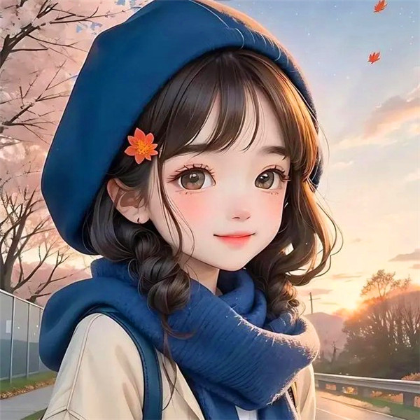 好好爱自己爱生活的女生动漫头像图片