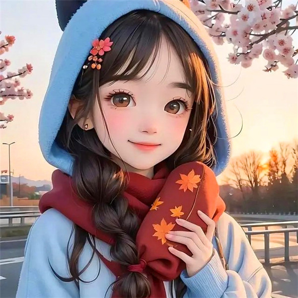 好好爱自己爱生活的女生动漫头像图片