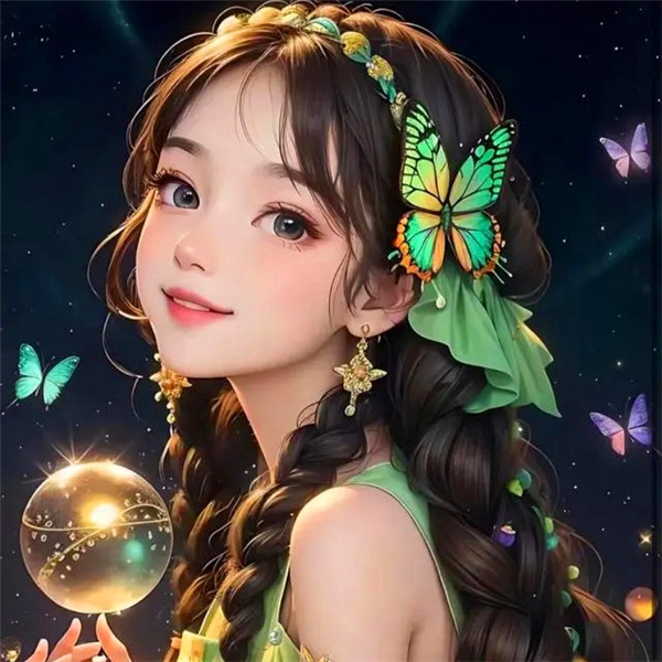 好好爱自己爱生活的女生动漫头像图片