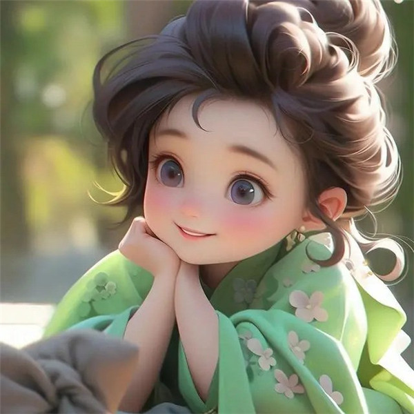 可爱漂亮的古风动漫小女孩头像图片