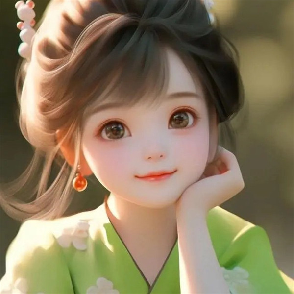 可爱漂亮的古风动漫小女孩头像图片