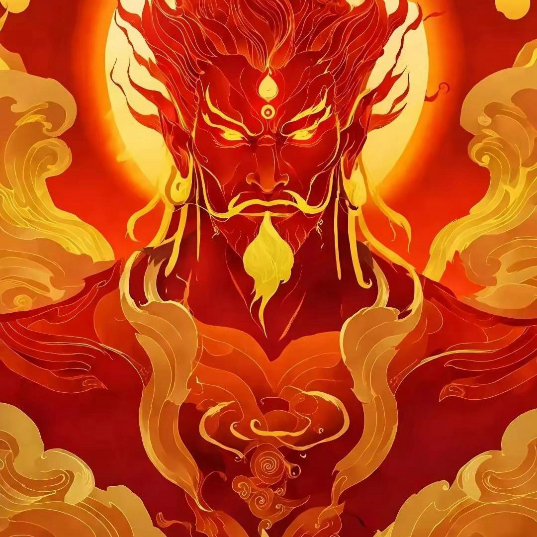 炫酷金木水火土五行头像图片